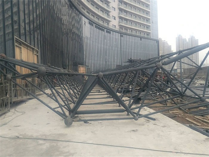 平凉万豪酒店雨棚网架